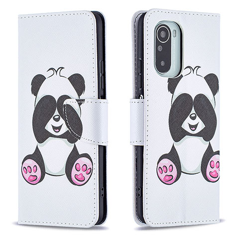 Coque Portefeuille Motif Fantaisie Livre Cuir Etui Clapet B03F pour Xiaomi Mi 11X 5G Blanc