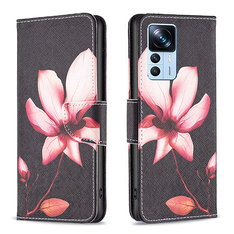 Coque Portefeuille Motif Fantaisie Livre Cuir Etui Clapet B03F pour Xiaomi Mi 12T Pro 5G Rouge