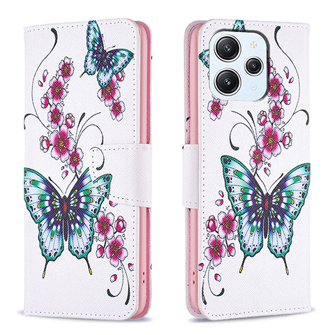 Coque Portefeuille Motif Fantaisie Livre Cuir Etui Clapet B03F pour Xiaomi Redmi 12 4G Colorful