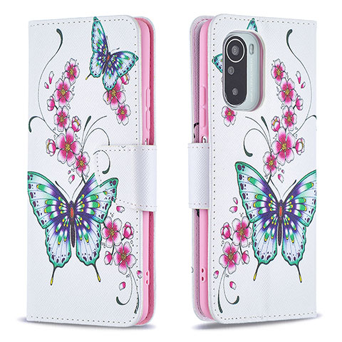 Coque Portefeuille Motif Fantaisie Livre Cuir Etui Clapet B03F pour Xiaomi Redmi K40 Pro 5G Colorful