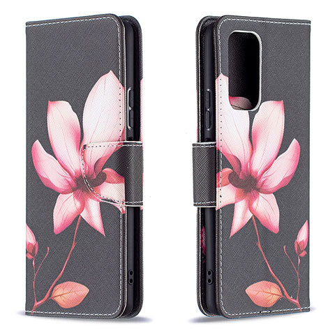 Coque Portefeuille Motif Fantaisie Livre Cuir Etui Clapet B03F pour Xiaomi Redmi Note 10 Pro 4G Rouge