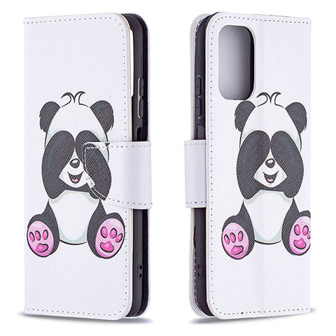 Coque Portefeuille Motif Fantaisie Livre Cuir Etui Clapet B03F pour Xiaomi Redmi Note 10S 4G Blanc