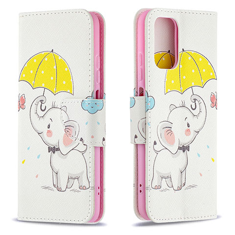 Coque Portefeuille Motif Fantaisie Livre Cuir Etui Clapet B03F pour Xiaomi Redmi Note 11 SE India 4G Jaune