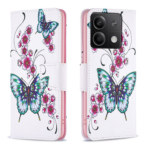 Coque Portefeuille Motif Fantaisie Livre Cuir Etui Clapet B03F pour Xiaomi Redmi Note 13 5G Colorful