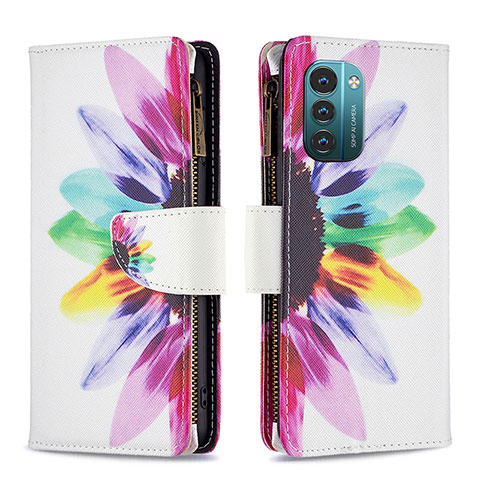 Coque Portefeuille Motif Fantaisie Livre Cuir Etui Clapet B04F pour Nokia G11 Mixte