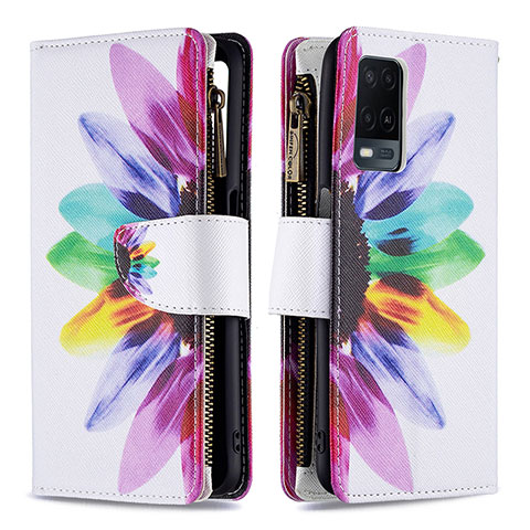 Coque Portefeuille Motif Fantaisie Livre Cuir Etui Clapet B04F pour Oppo A54 4G Mixte