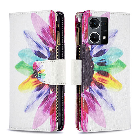 Coque Portefeuille Motif Fantaisie Livre Cuir Etui Clapet B04F pour Oppo F21 Pro 4G Mixte