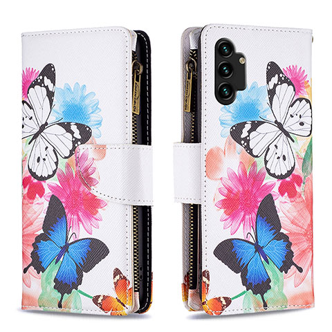 Coque Portefeuille Motif Fantaisie Livre Cuir Etui Clapet B04F pour Samsung Galaxy A13 4G Colorful