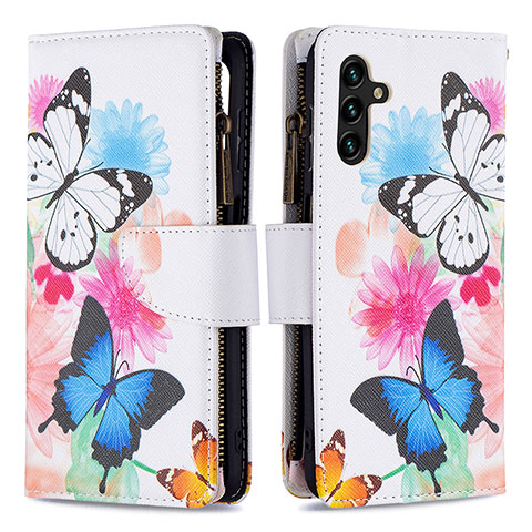 Coque Portefeuille Motif Fantaisie Livre Cuir Etui Clapet B04F pour Samsung Galaxy A13 5G Colorful