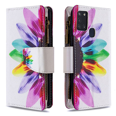 Coque Portefeuille Motif Fantaisie Livre Cuir Etui Clapet B04F pour Samsung Galaxy A21s Mixte