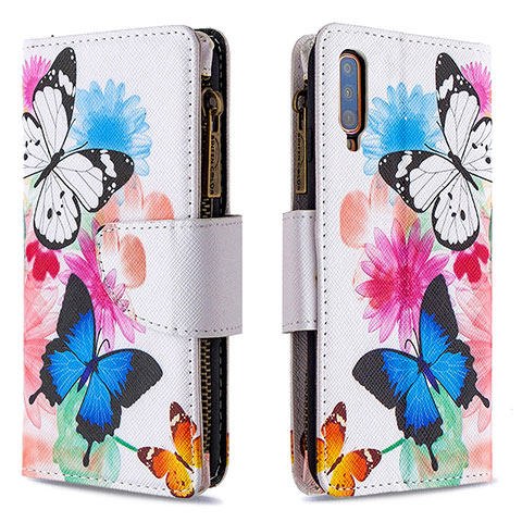 Coque Portefeuille Motif Fantaisie Livre Cuir Etui Clapet B04F pour Samsung Galaxy A70S Colorful