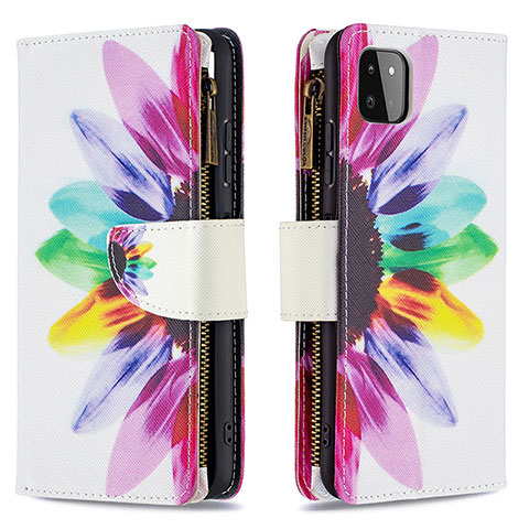 Coque Portefeuille Motif Fantaisie Livre Cuir Etui Clapet B04F pour Samsung Galaxy F42 5G Mixte