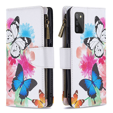 Coque Portefeuille Motif Fantaisie Livre Cuir Etui Clapet B04F pour Samsung Galaxy M02s Colorful