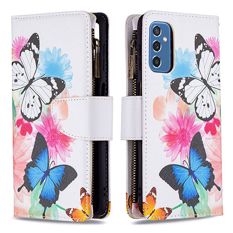 Coque Portefeuille Motif Fantaisie Livre Cuir Etui Clapet B04F pour Samsung Galaxy M52 5G Colorful