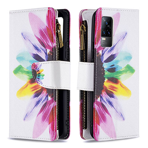 Coque Portefeuille Motif Fantaisie Livre Cuir Etui Clapet B04F pour Vivo Y73 (2021) Mixte