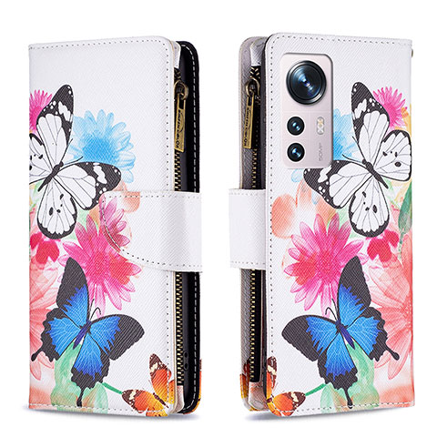 Coque Portefeuille Motif Fantaisie Livre Cuir Etui Clapet B04F pour Xiaomi Mi 12 Pro 5G Colorful