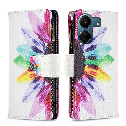 Coque Portefeuille Motif Fantaisie Livre Cuir Etui Clapet B04F pour Xiaomi Poco C65 Mixte