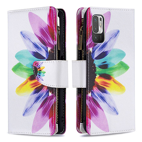 Coque Portefeuille Motif Fantaisie Livre Cuir Etui Clapet B04F pour Xiaomi POCO M3 Pro 5G Mixte