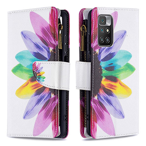 Coque Portefeuille Motif Fantaisie Livre Cuir Etui Clapet B04F pour Xiaomi Redmi 10 4G Mixte