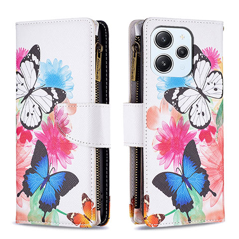 Coque Portefeuille Motif Fantaisie Livre Cuir Etui Clapet B04F pour Xiaomi Redmi 12 4G Colorful