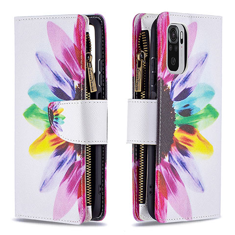 Coque Portefeuille Motif Fantaisie Livre Cuir Etui Clapet B04F pour Xiaomi Redmi Note 10 4G Mixte