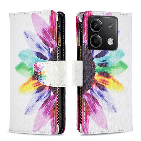 Coque Portefeuille Motif Fantaisie Livre Cuir Etui Clapet B04F pour Xiaomi Redmi Note 13 5G Mixte