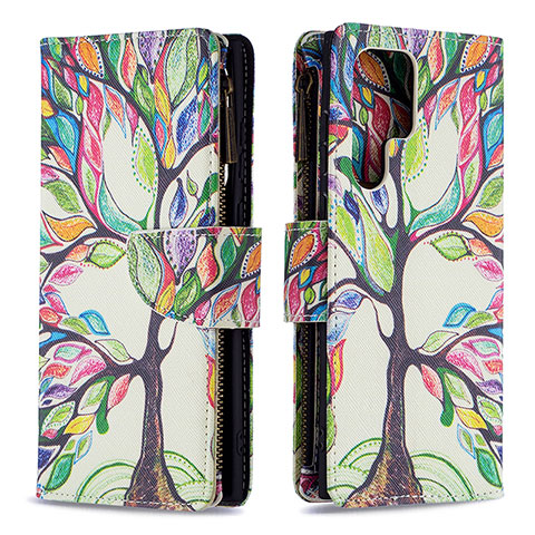 Coque Portefeuille Motif Fantaisie Livre Cuir Etui Clapet B05F pour Samsung Galaxy S24 Ultra 5G Mixte