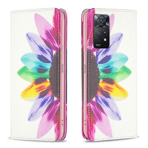 Coque Portefeuille Motif Fantaisie Livre Cuir Etui Clapet B05F pour Xiaomi Redmi Note 11 Pro 4G Mixte