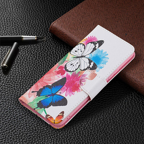 Coque Portefeuille Motif Fantaisie Livre Cuir Etui Clapet BF4 pour Xiaomi Redmi Note 10 Pro Max Colorful