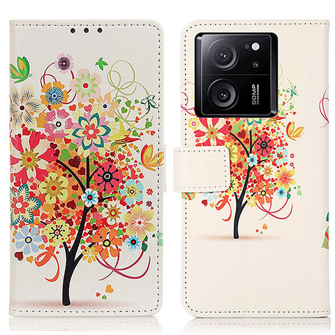 Coque Portefeuille Motif Fantaisie Livre Cuir Etui Clapet D02Y pour Xiaomi Redmi K60 Ultra 5G Rouge