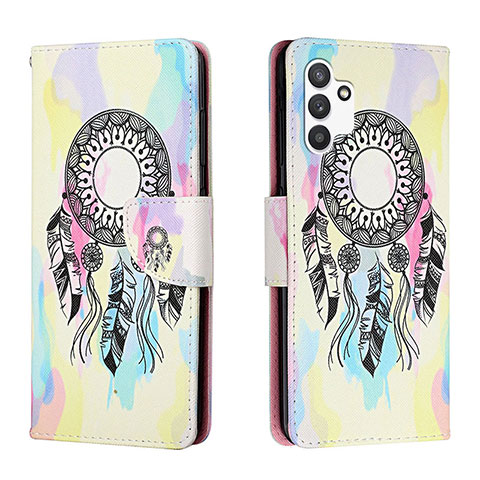 Coque Portefeuille Motif Fantaisie Livre Cuir Etui Clapet H01X pour Samsung Galaxy A13 4G Colorful