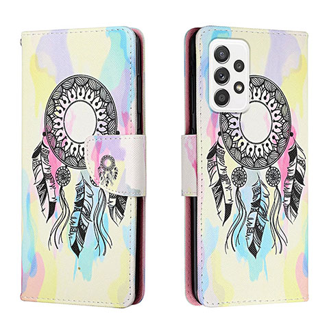 Coque Portefeuille Motif Fantaisie Livre Cuir Etui Clapet H01X pour Samsung Galaxy A53 5G Colorful