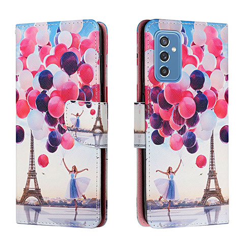 Coque Portefeuille Motif Fantaisie Livre Cuir Etui Clapet H02X pour Samsung Galaxy M52 5G Mixte