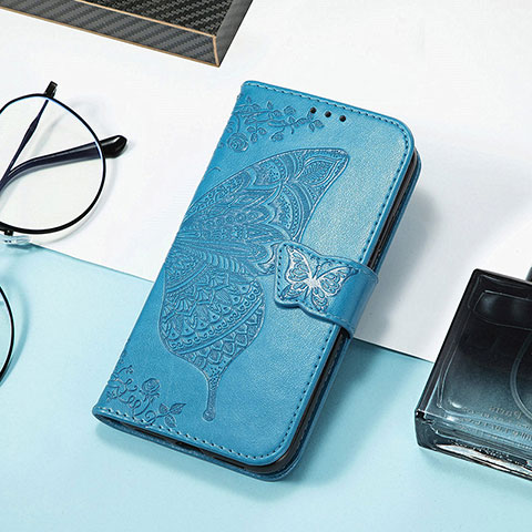 Coque Portefeuille Motif Fantaisie Livre Cuir Etui Clapet H08 pour Apple iPhone 13 Bleu