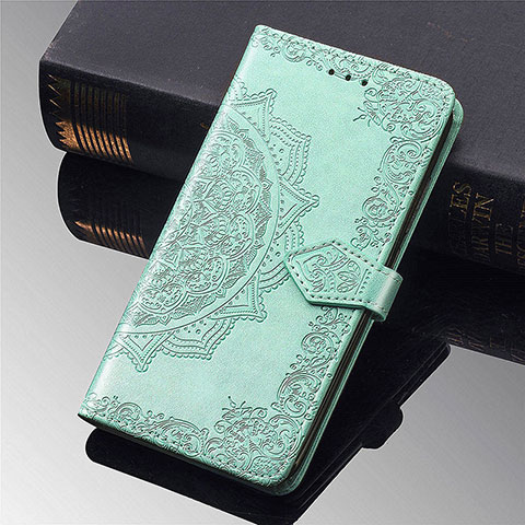 Coque Portefeuille Motif Fantaisie Livre Cuir Etui Clapet L01 pour Xiaomi Mi 11 Ultra 5G Vert