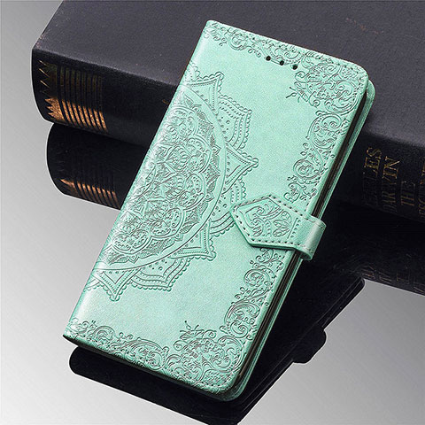 Coque Portefeuille Motif Fantaisie Livre Cuir Etui Clapet L02 pour Xiaomi Mi 11 Lite 5G NE Vert