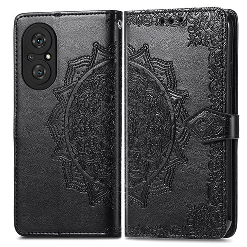 Coque Portefeuille Motif Fantaisie Livre Cuir Etui Clapet pour Huawei Nova 9 SE Noir