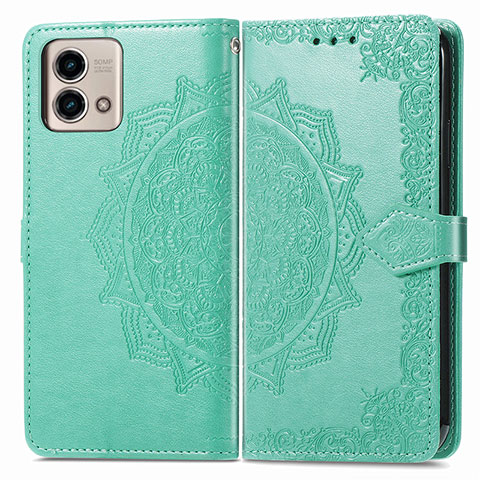 Coque Portefeuille Motif Fantaisie Livre Cuir Etui Clapet pour Motorola Moto G Stylus (2023) 5G Vert