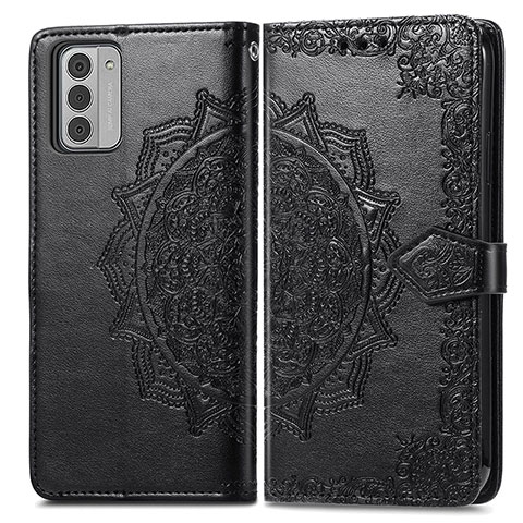 Coque Portefeuille Motif Fantaisie Livre Cuir Etui Clapet pour Nokia G310 5G Noir