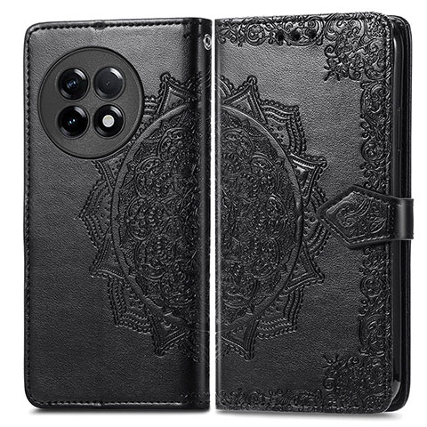 Coque Portefeuille Motif Fantaisie Livre Cuir Etui Clapet pour OnePlus Ace 2 Pro 5G Noir