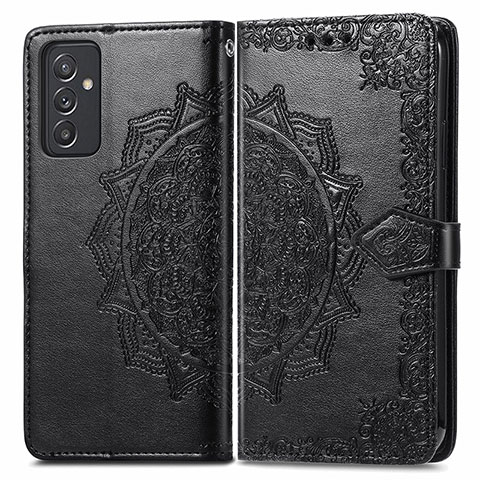 Coque Portefeuille Motif Fantaisie Livre Cuir Etui Clapet pour Samsung Galaxy A15 4G Noir