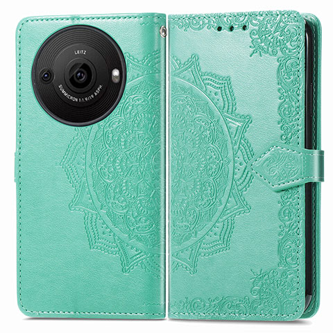 Coque Portefeuille Motif Fantaisie Livre Cuir Etui Clapet pour Sharp Aquos R8s Pro Vert