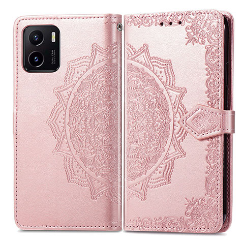 Coque Portefeuille Motif Fantaisie Livre Cuir Etui Clapet pour Vivo iQOO U5x Violet