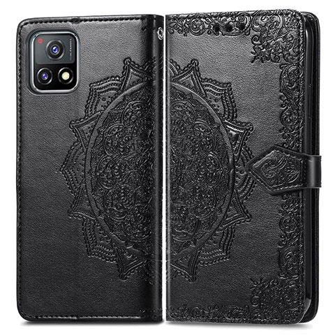 Coque Portefeuille Motif Fantaisie Livre Cuir Etui Clapet pour Vivo Y31s 5G Noir