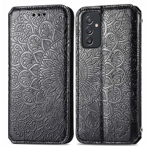 Coque Portefeuille Motif Fantaisie Livre Cuir Etui Clapet S01D pour Samsung Galaxy A15 4G Noir