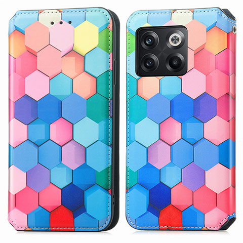 Coque Portefeuille Motif Fantaisie Livre Cuir Etui Clapet S02D pour OnePlus Ace Pro 5G Colorful