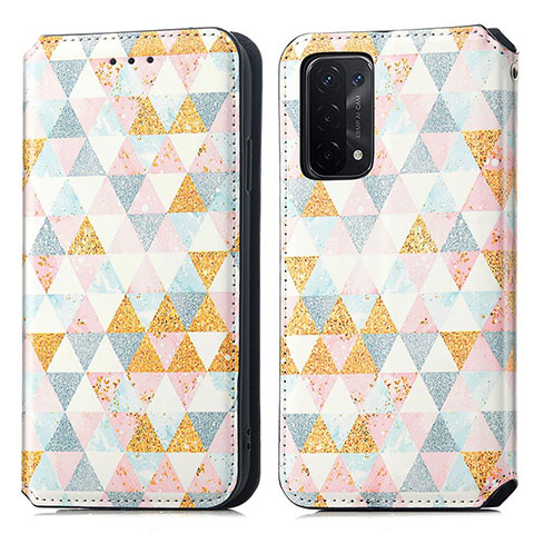 Coque Portefeuille Motif Fantaisie Livre Cuir Etui Clapet S02D pour OnePlus Nord N200 5G Blanc