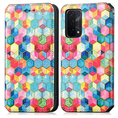 Coque Portefeuille Motif Fantaisie Livre Cuir Etui Clapet S02D pour Oppo A54 5G Mixte