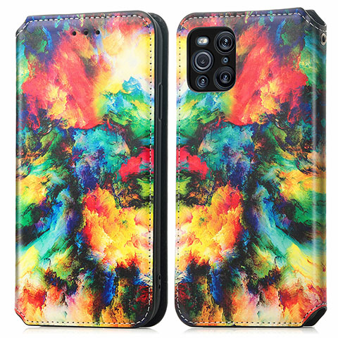 Coque Portefeuille Motif Fantaisie Livre Cuir Etui Clapet S02D pour Oppo Find X3 Pro 5G Mixte