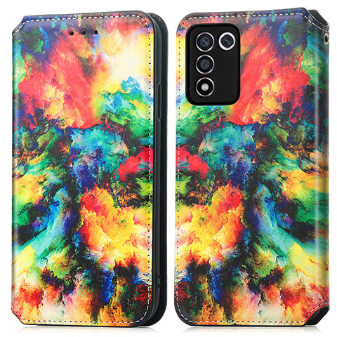 Coque Portefeuille Motif Fantaisie Livre Cuir Etui Clapet S02D pour Oppo K9S 5G Mixte